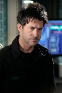 Joe Flanigan as Colonel John Sheppard in the season four Stargate Atlantis episode "The Seer." Photo by Eike Schroter and copyright The Sci Fi Channel